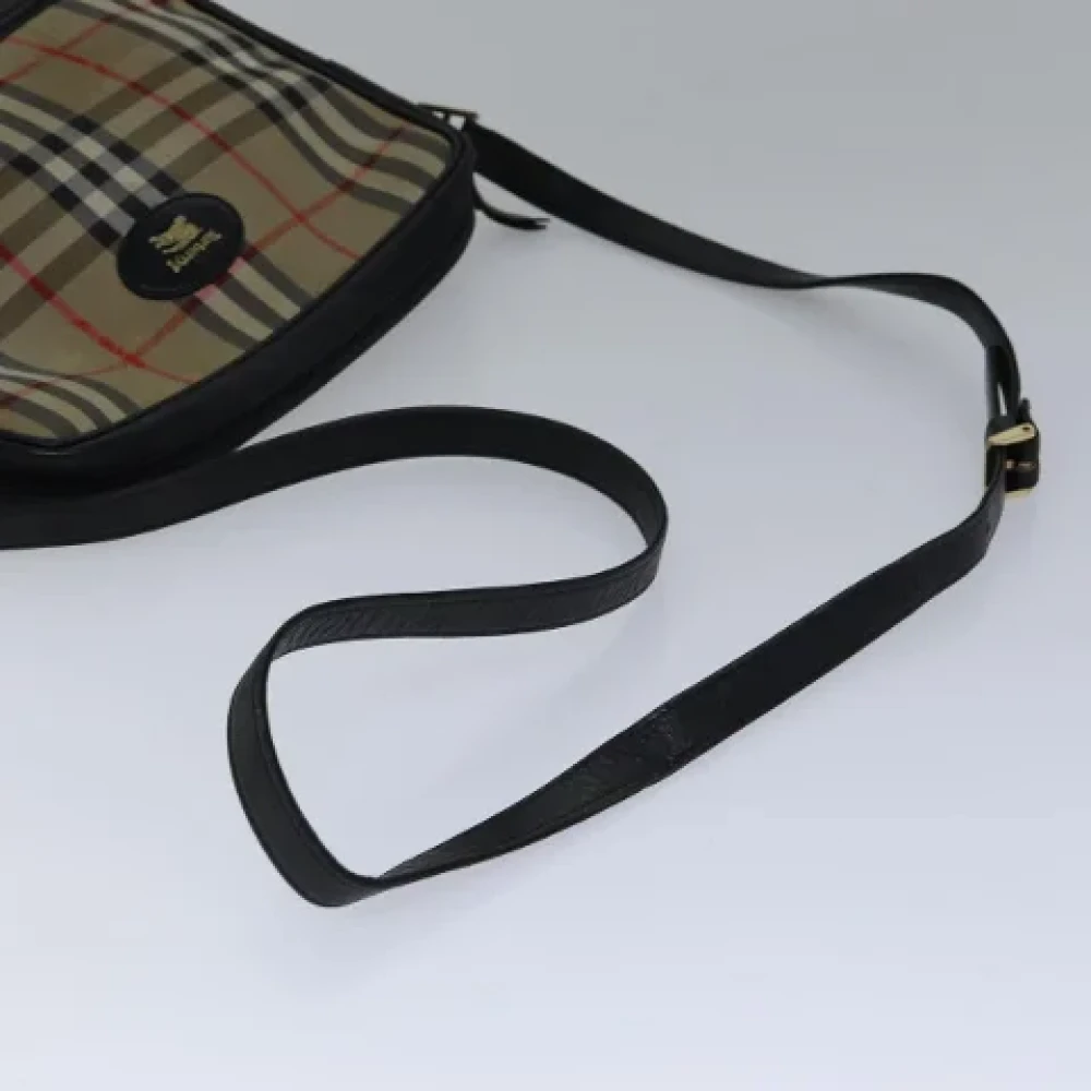 Burberry Vintage Pre-owned Canvas crossbody-bags Beige Dames