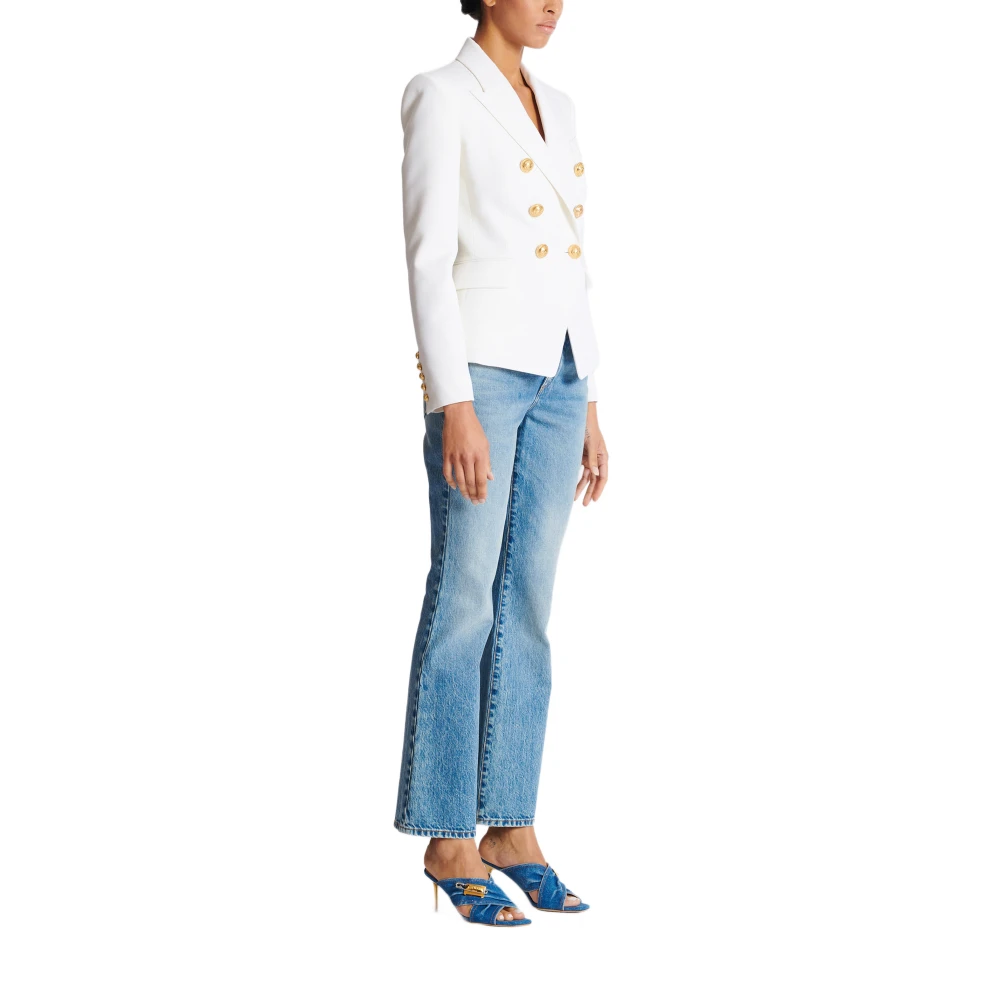 Balmain Blazers White Dames