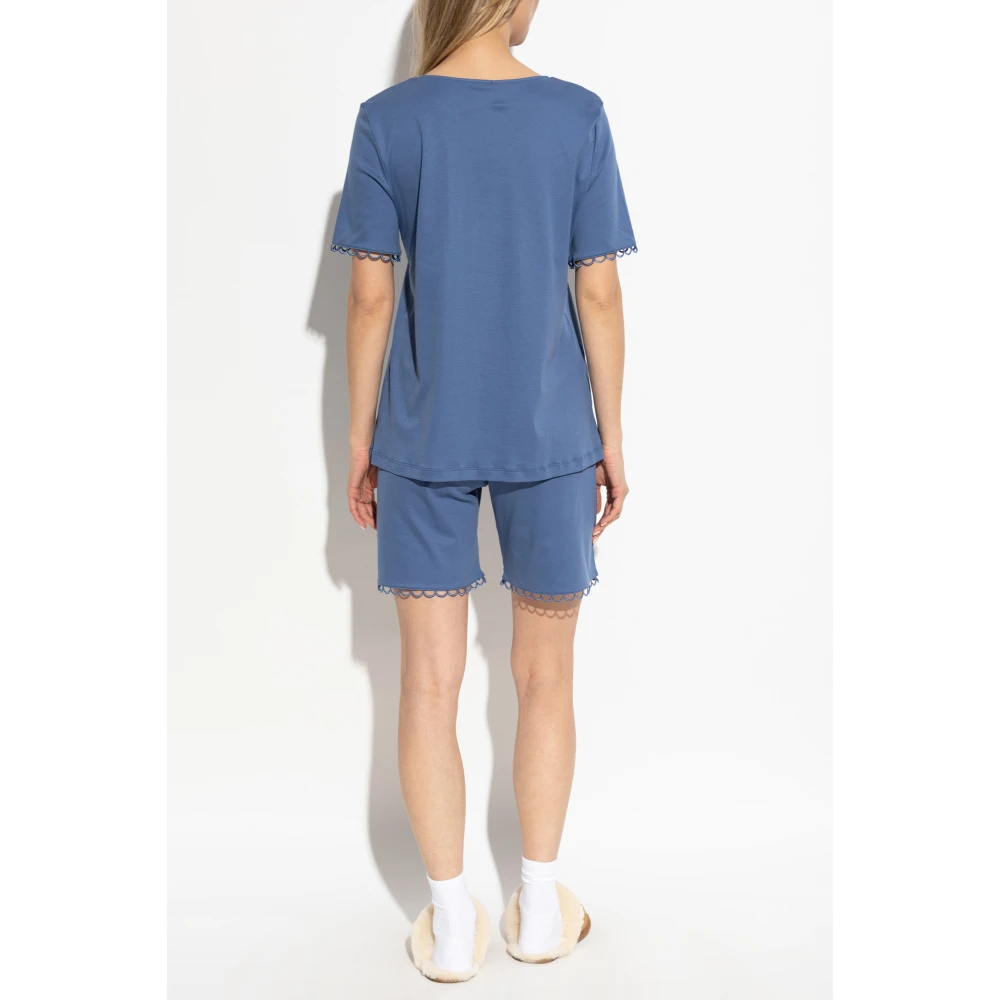 Hanro Pyjama's Anouk Blue Dames