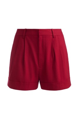 burgundy-pleated-shorts-with-pockets