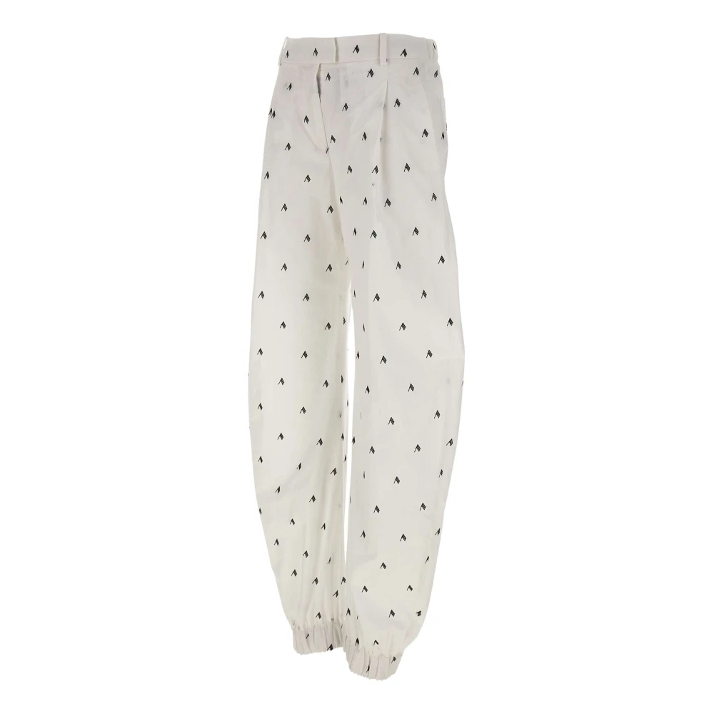 The Attico Stijlvolle witte sweatpants White Dames
