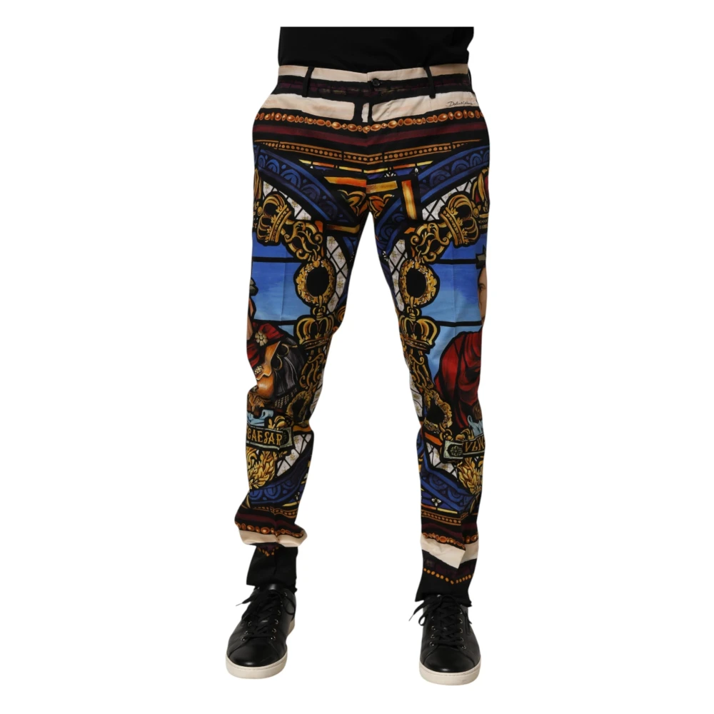 Dolce & Gabbana Hombre Multicolor Pantalones, Talla: S