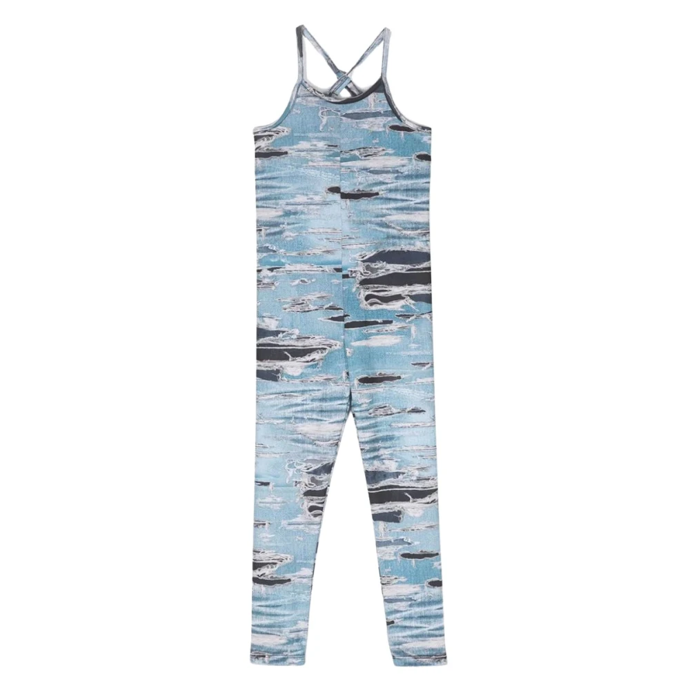 Richmond Denim jumpsuit med elastiska band Multicolor, Flicka