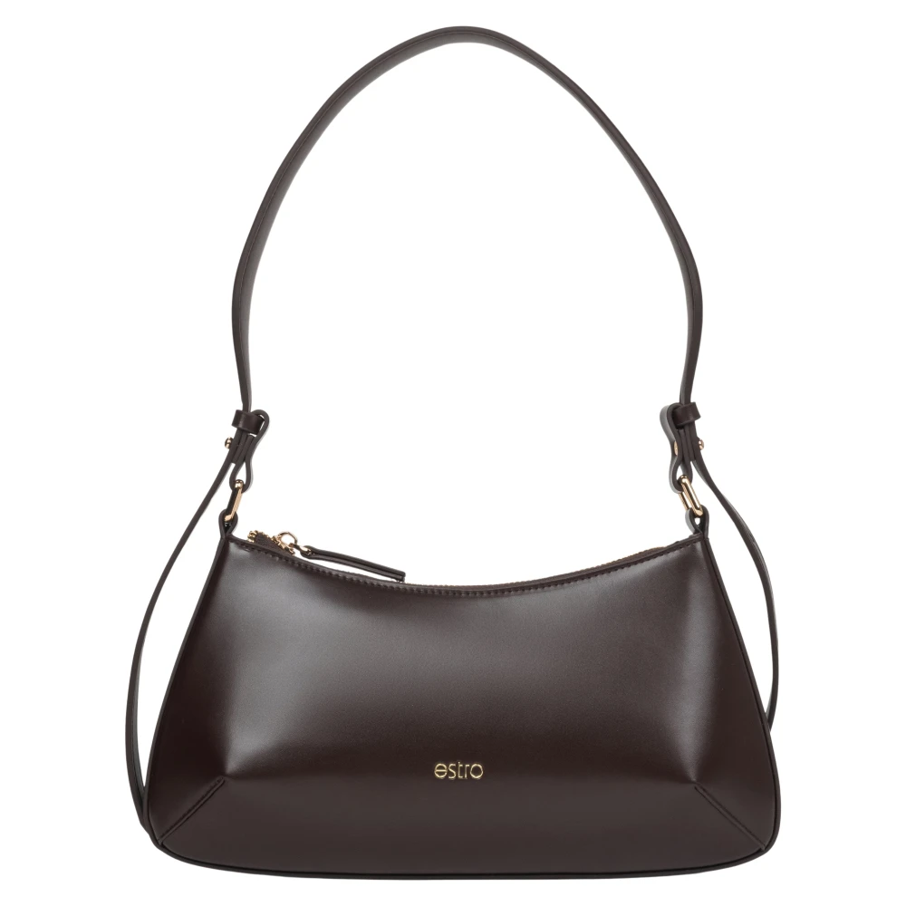 Estro Women's Brown Leather Shoulder Bag