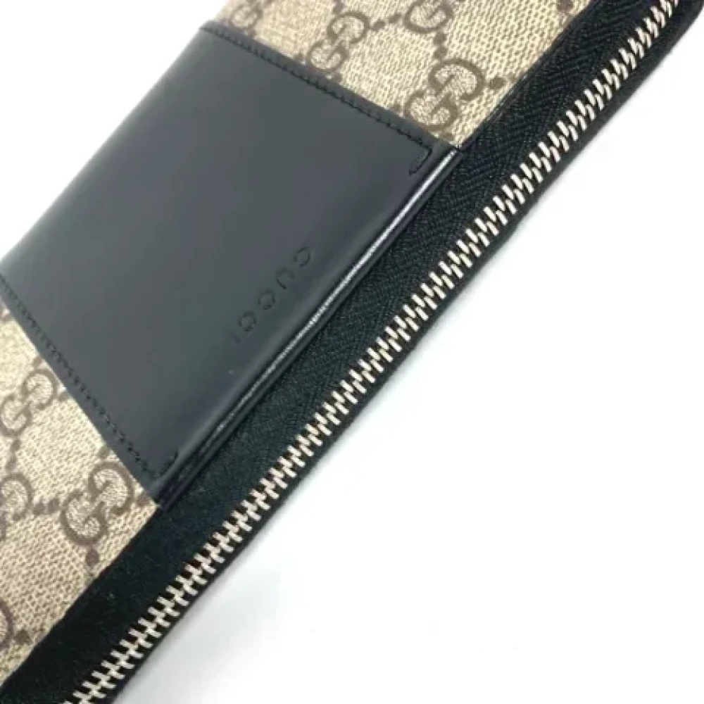 Gucci Vintage Pre-owned Canvas wallets Beige Dames