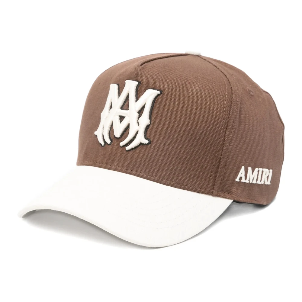 Amiri Men's Brown Embroidered-Logo Baseball Cap