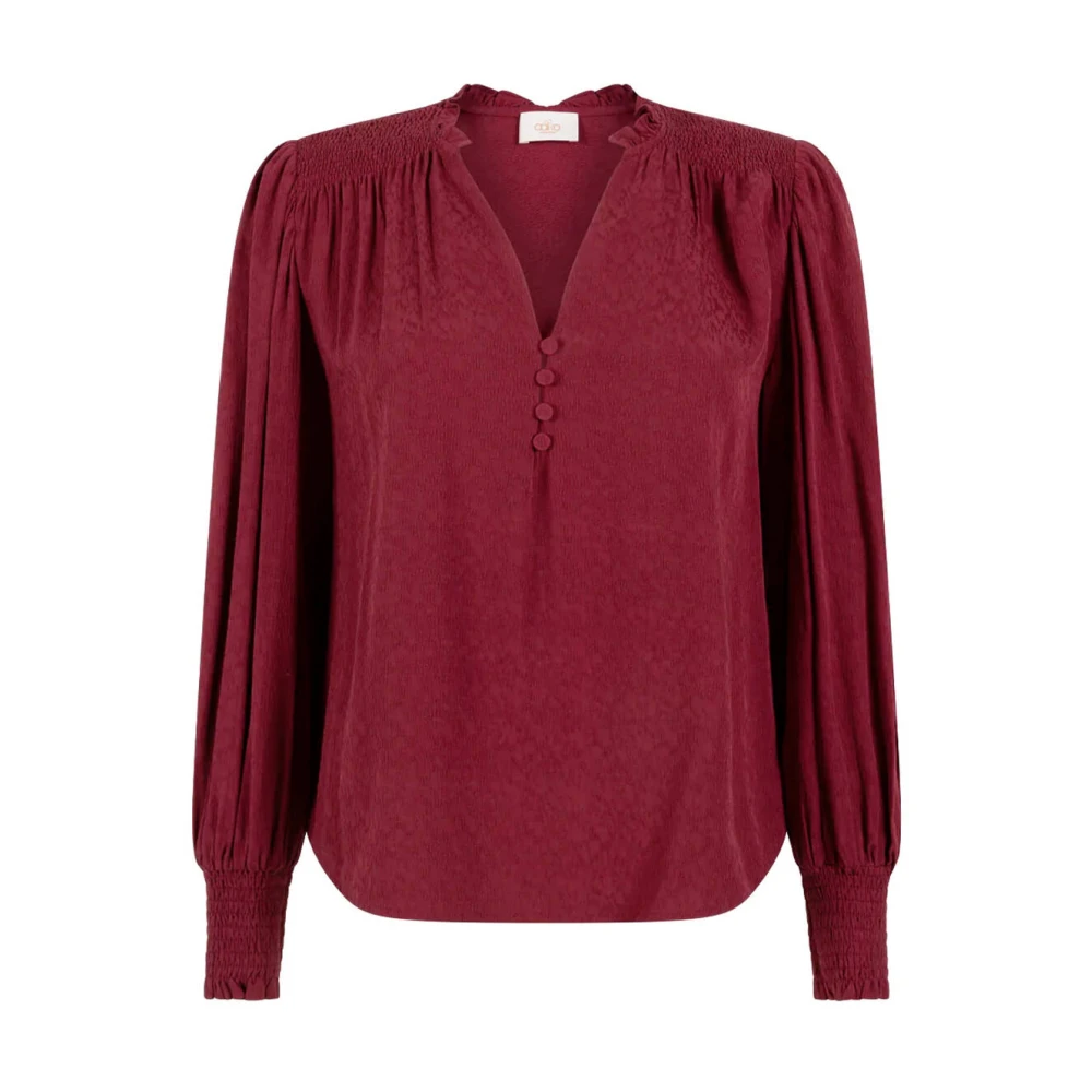 Aaiko Lange Mouw Blouse Stella Red Dames