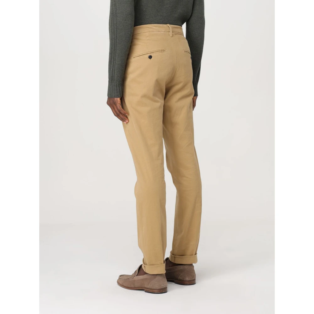 Dondup Stretch Gabardine Gaubert Broek Beige Heren
