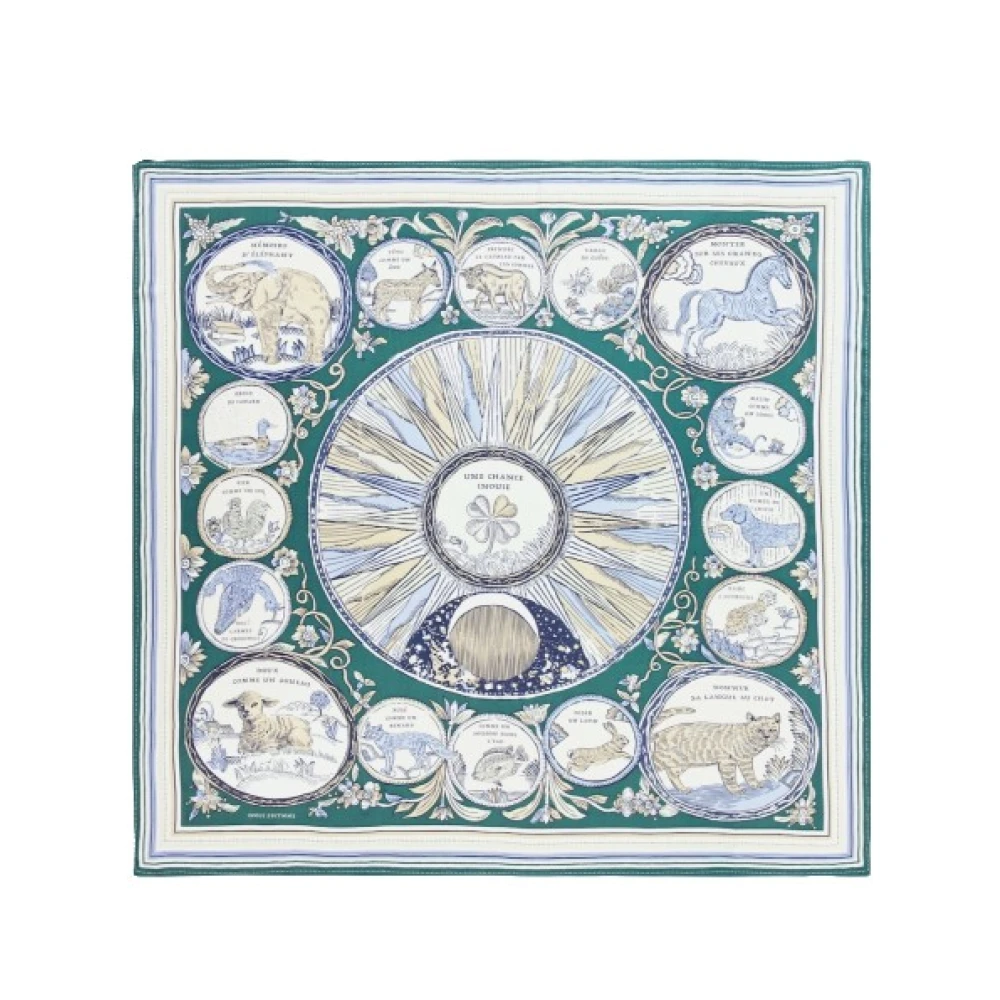 Inoui Editions Women's Multicolor Silk Scarves, One Size, Grand Carré