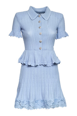 new midi dress for women Pecan Rochelle Mesh Midi Dress
