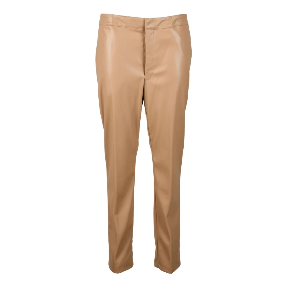 Twinset Polyester Byxor Brown, Dam