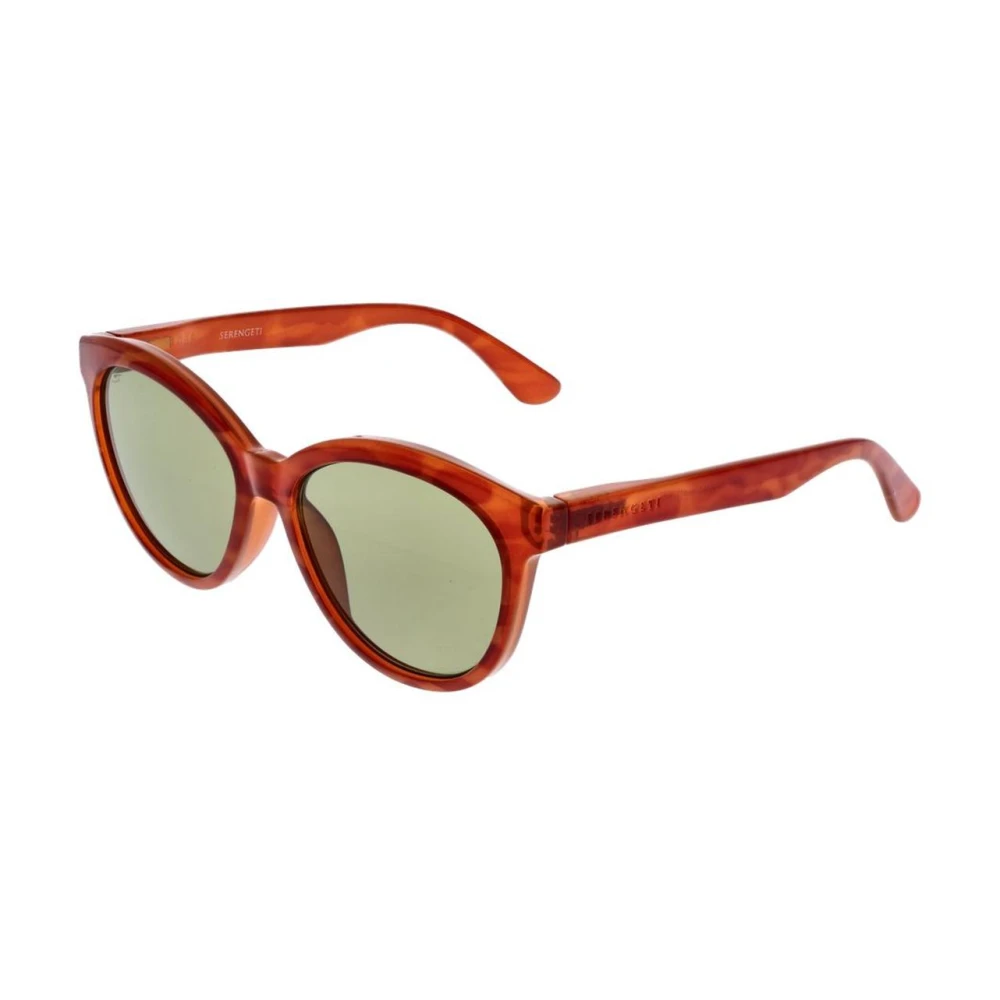 Serengeti Unisex Orange Round Photochromatic Sunglasses