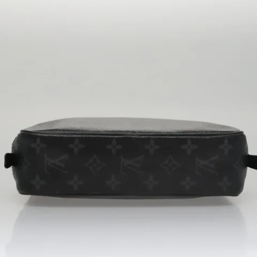 Louis Vuitton Vintage Pre-owned Canvas clutches Black Dames