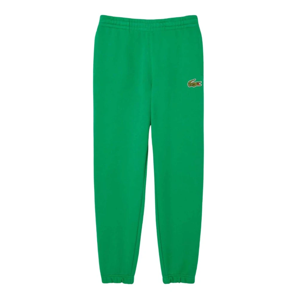 Lacoste Groene Sportieve Sweatpants Franse Chic Stijl Green Heren