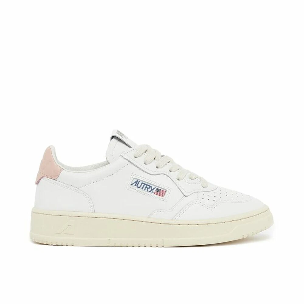 Autry White Sneakers, Female, 6 Uk, Medalist Low Trainers