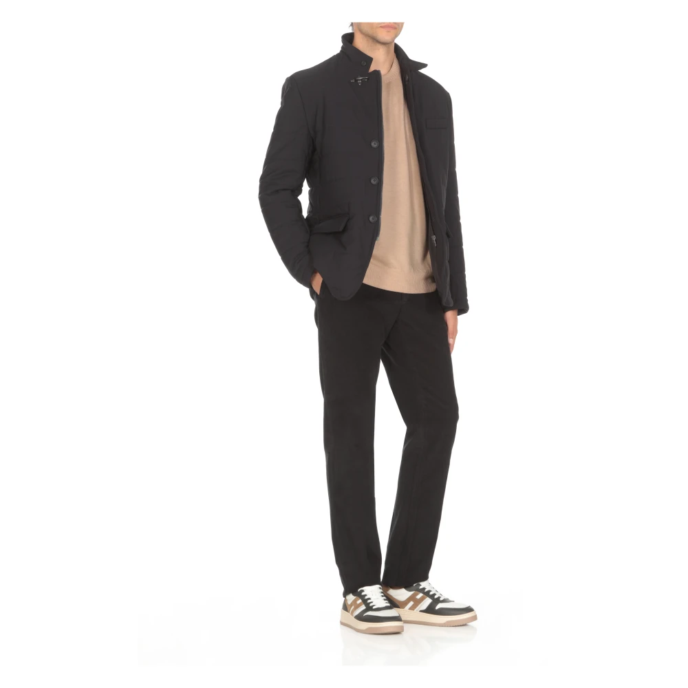 Fay Beige Wollen Trui met Geborduurd Logo Beige Heren