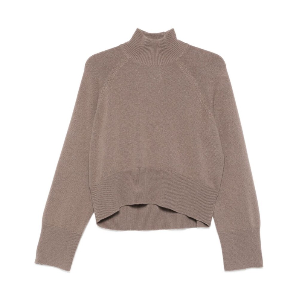 トップス BRUNELLO CUCINELLI Shiny Loop poplin shirt with pussybow - BRUNELLO CUCINELLI