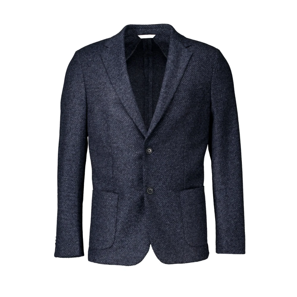 Gentiluomo Men's Blue Blazers, L, Dark G1085-982 Stylish Jacket