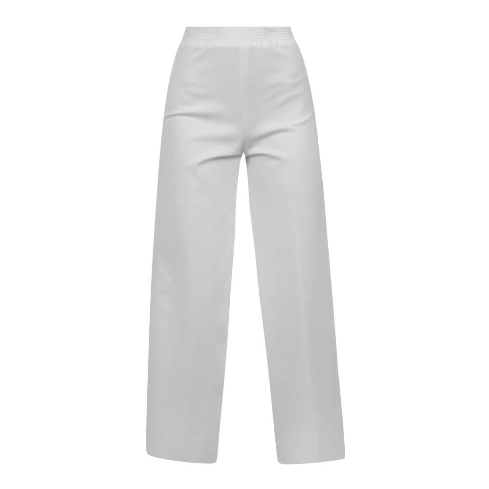 Liviana Conti Barrel Broek met Elastische Taille White Dames