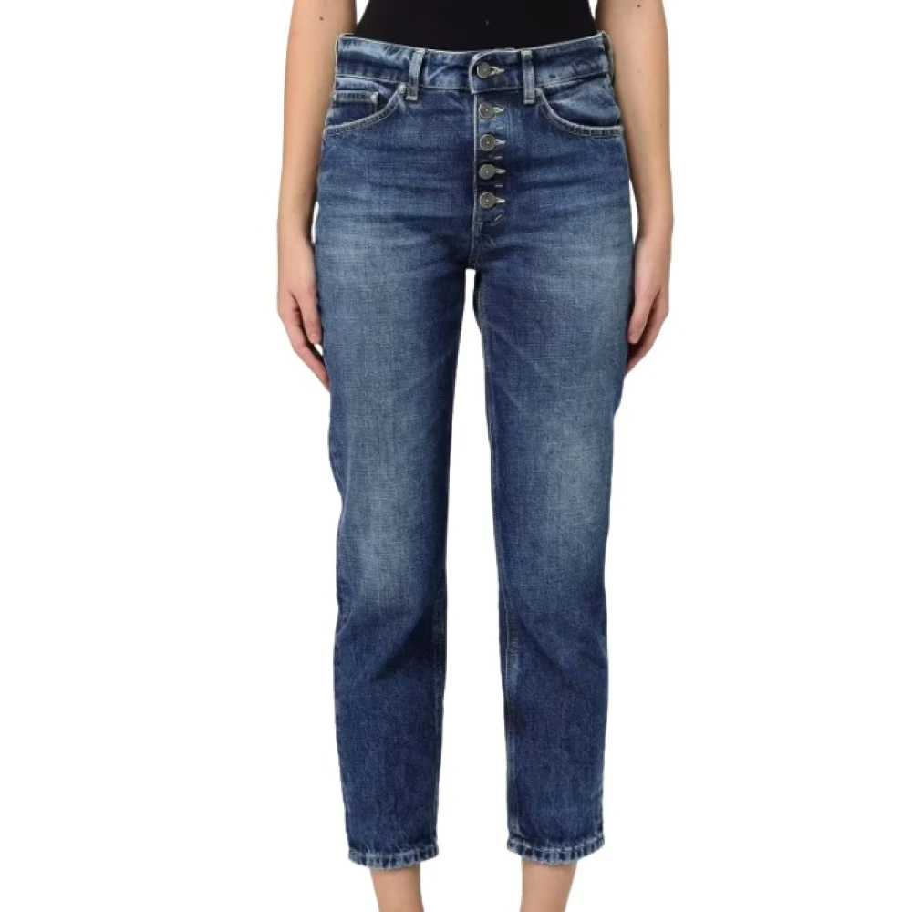 Dondup Blauwe Stijlvolle Broek Blue Dames