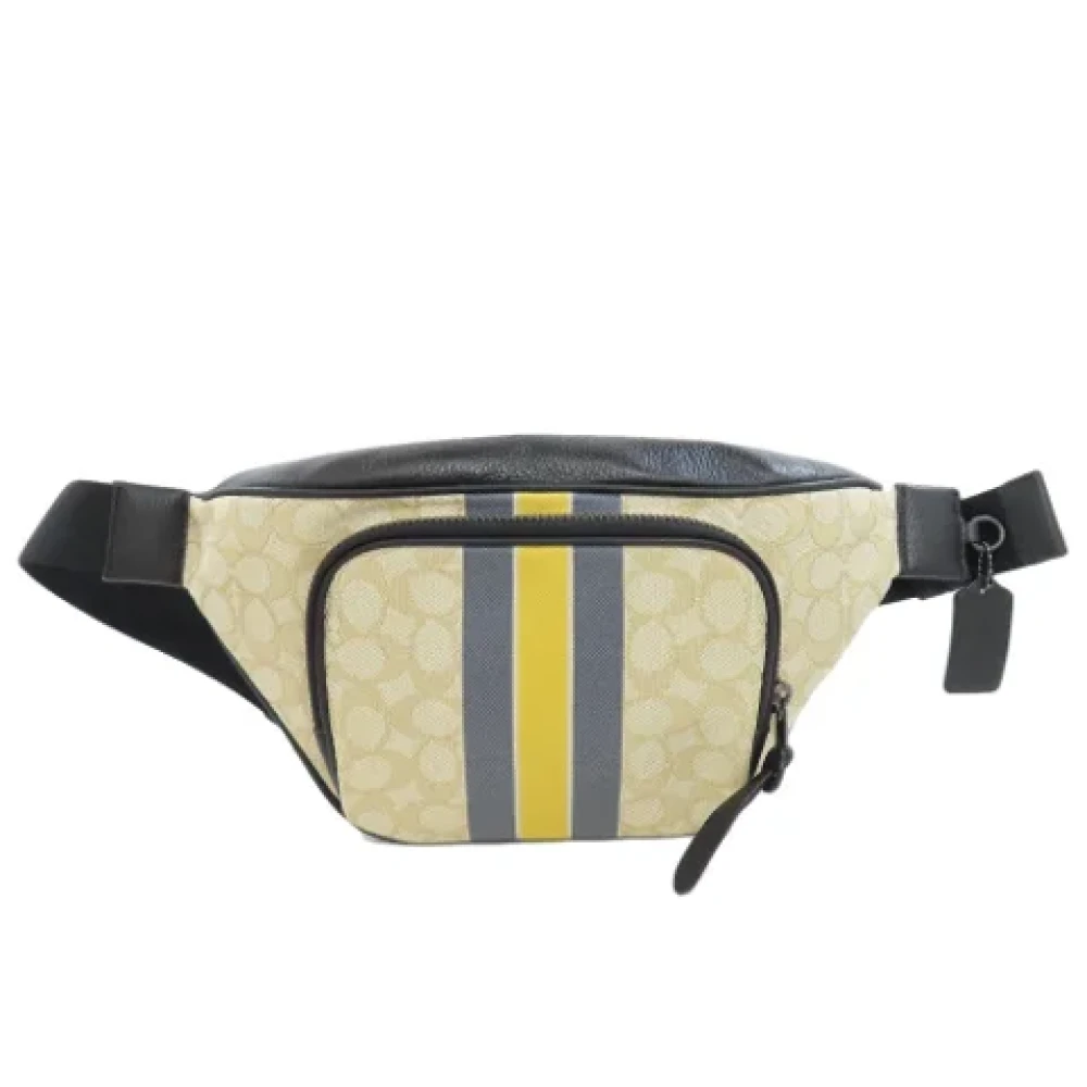 Coach Pre-owned Canvas crossbody-bags Beige Dames