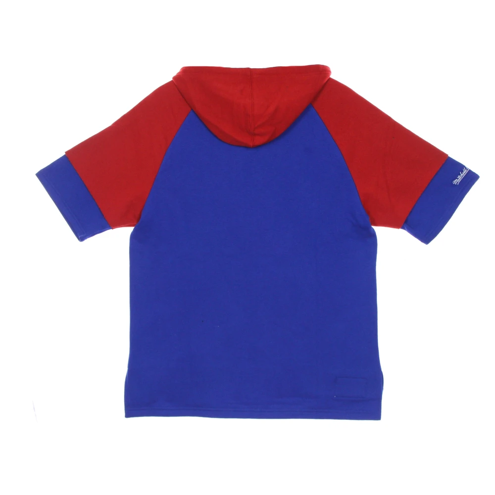 Mitchell & Ness NFL Fleece Hoodie Korte Mouw Blauw Blue Heren