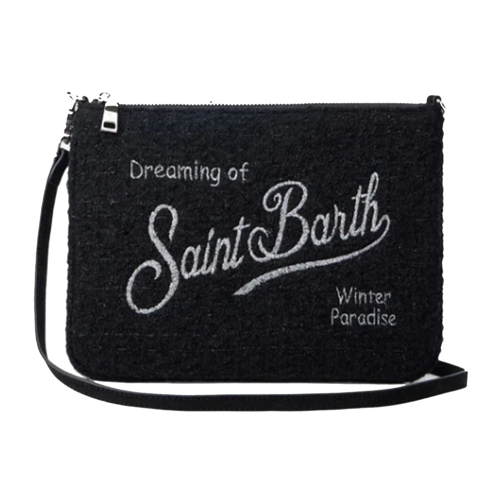 MC2 Saint Barth Parisienne W Kettingriem Clutch Tas Black Dames