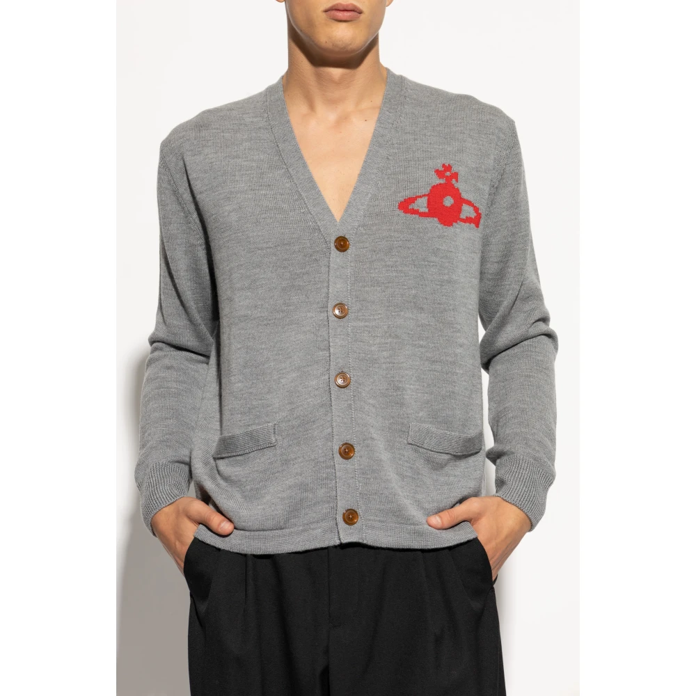 Vivienne Westwood Cardigans Gray Heren