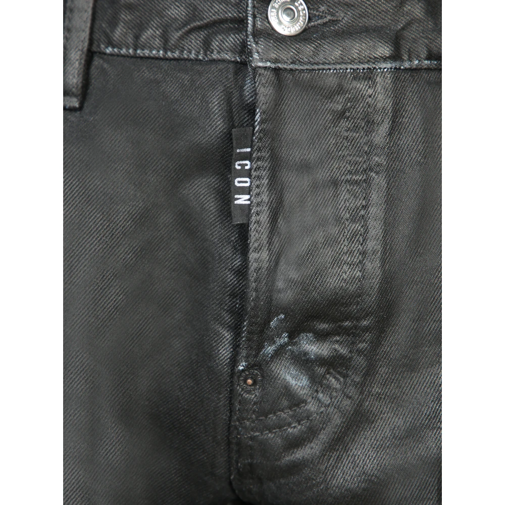 Dsquared2 Klassieke zwarte denim jeans Black Heren