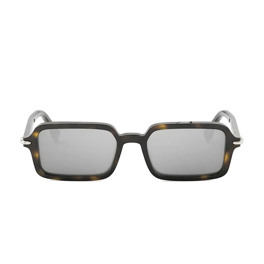 Fendi Women's Brown Sunglasses, 51 Mm, Square Sunglasses With Silver Mirrored Lenses