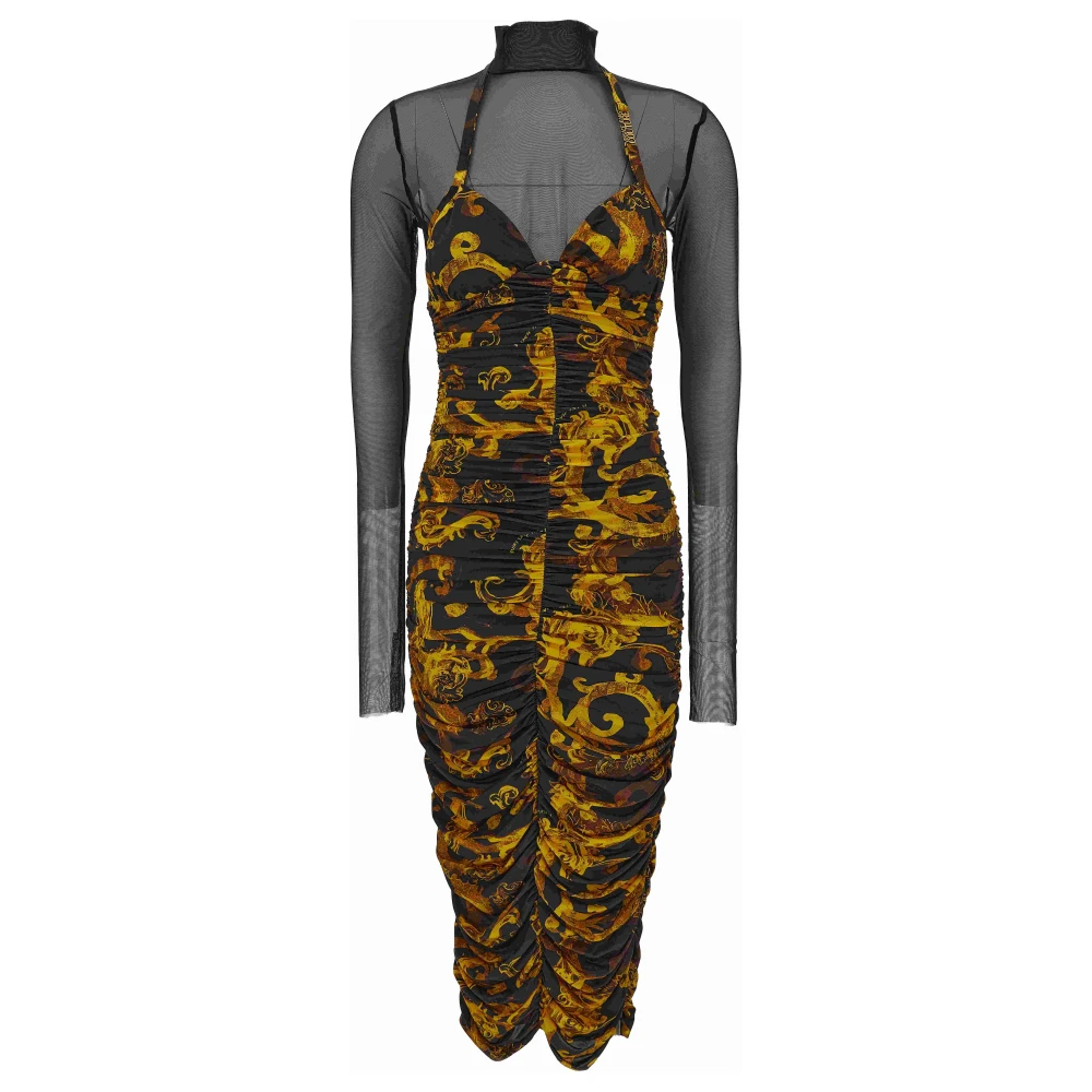 Versace Jeans Couture Jurken Black Dames