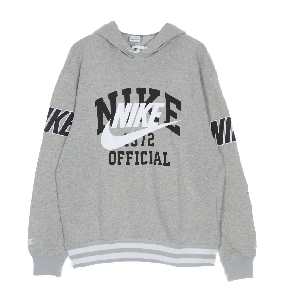 Nike Grijze Lichtgewicht Hoodie Trend Fit Gray Heren