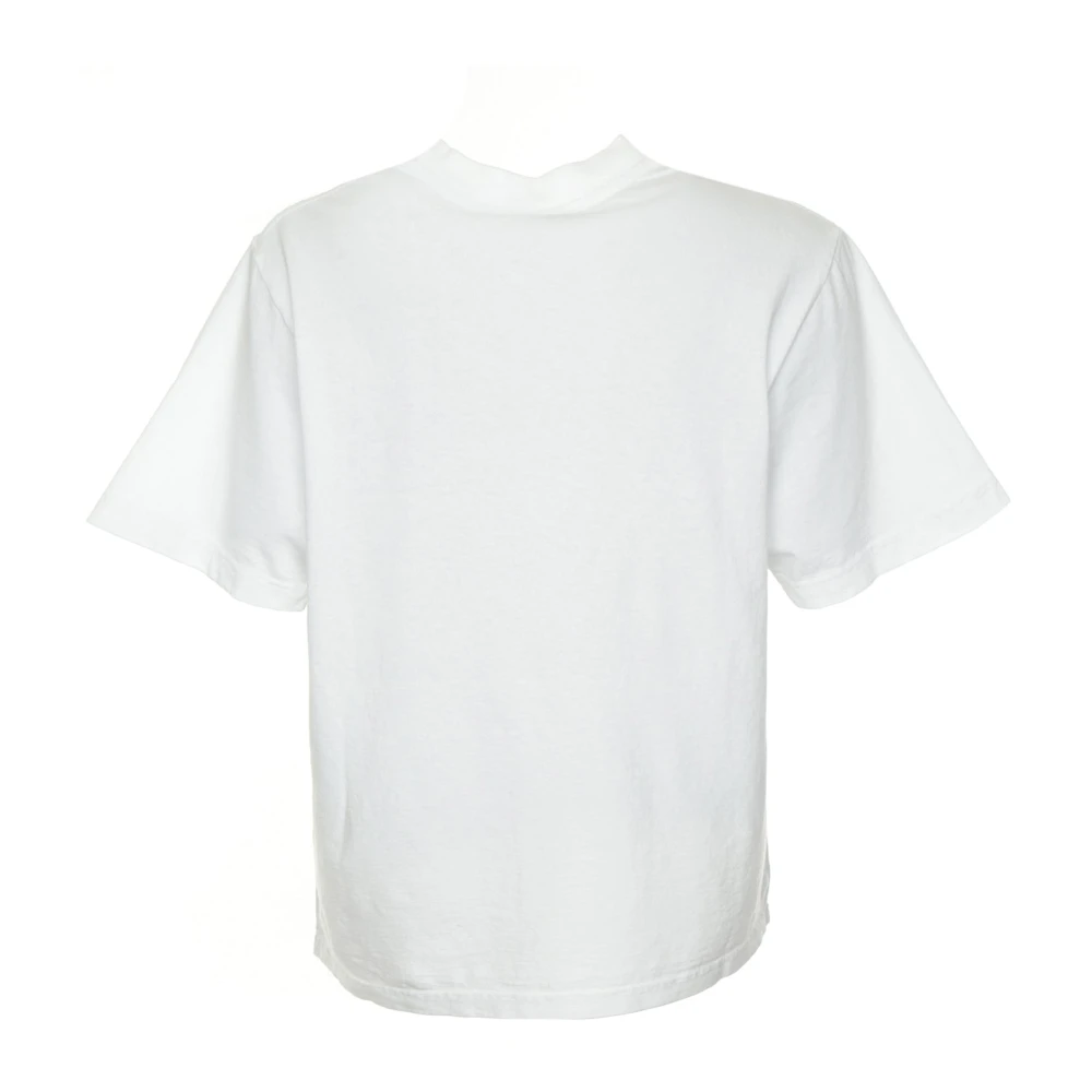 Sporty & Rich NY Marathon Katoenen T-Shirt White Heren