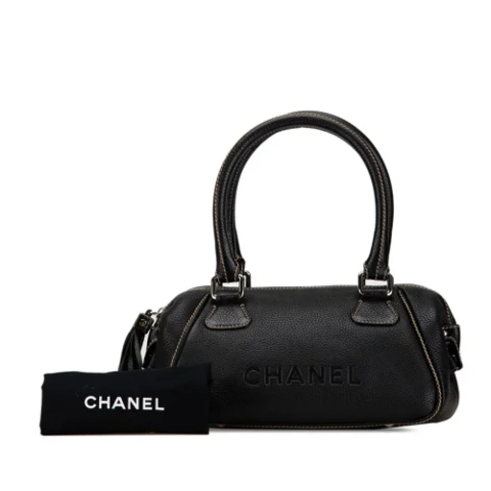 Chanel Vintage Pre-owned Leather chanel-bags Black Dames