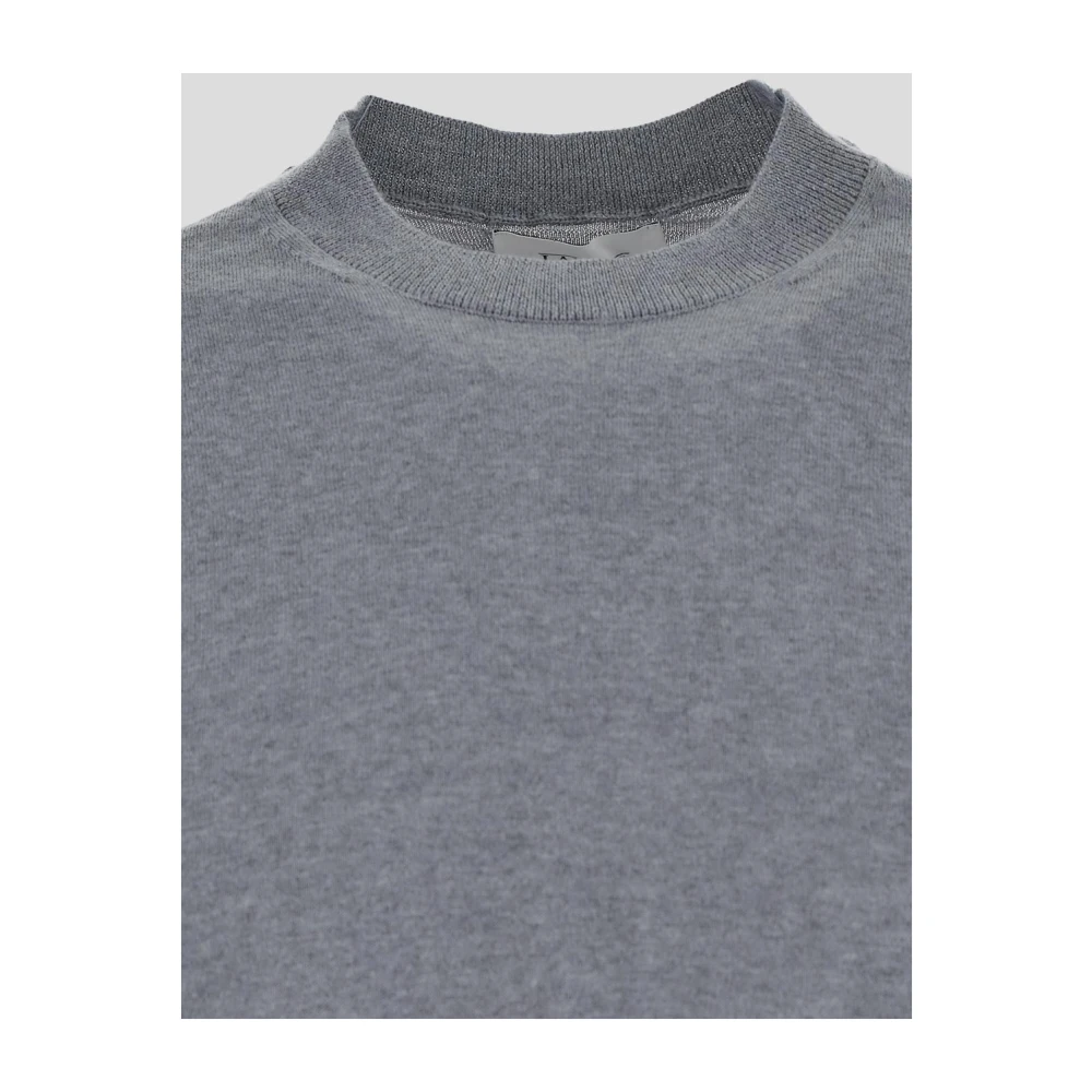 Laneus Wollen Crewneck Gebreid Gray Heren