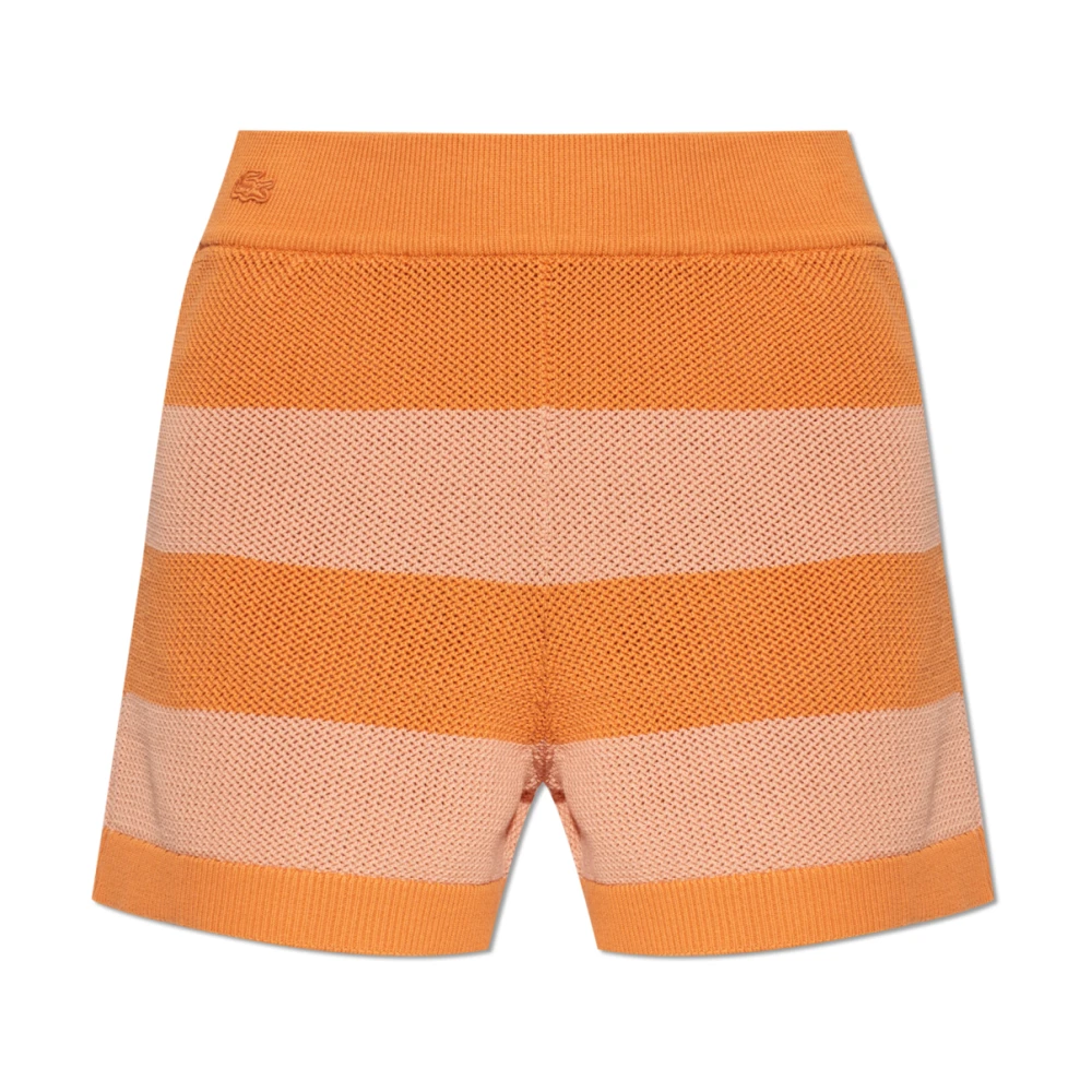 Lacoste Donna Arancione Pantaloncini, S, New,