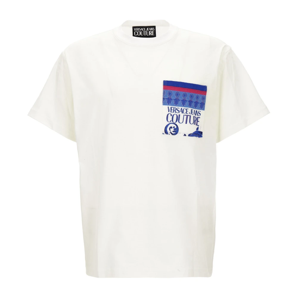 Versace Jeans Couture T-shirts en Polos White Heren