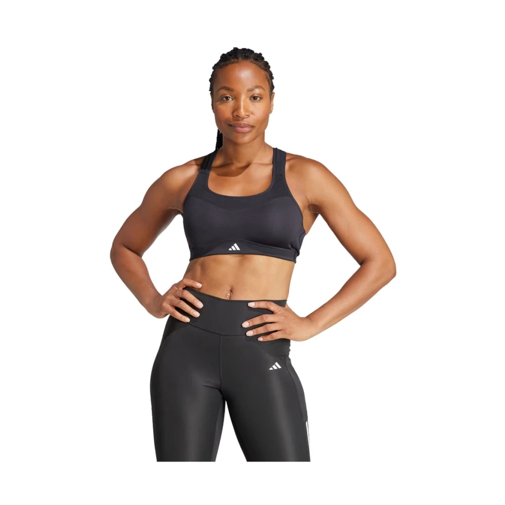 Adidas Zwarte sportbeha met hoge ondersteuning Black Dames