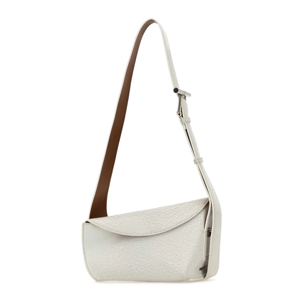 Alexander mcqueen Witte leren Crossbody tas White Dames