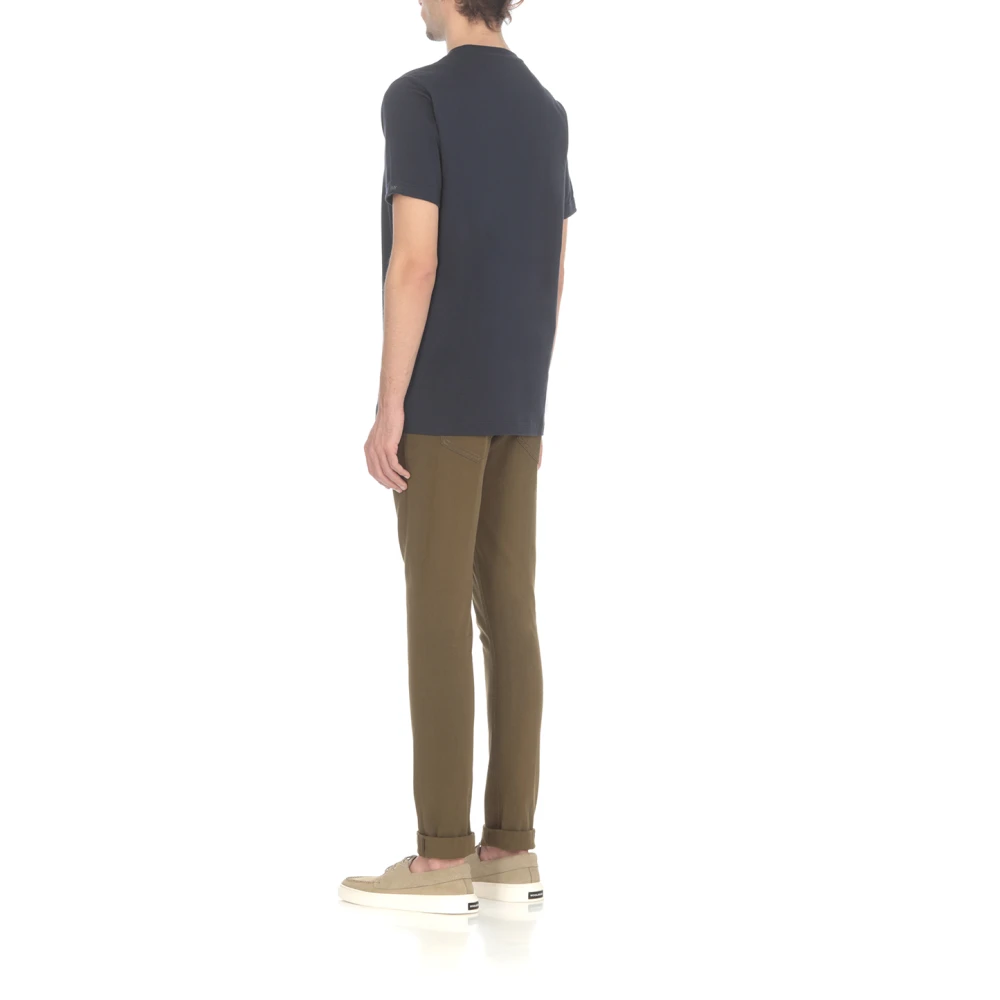 Fay T-Shirts Blue Heren