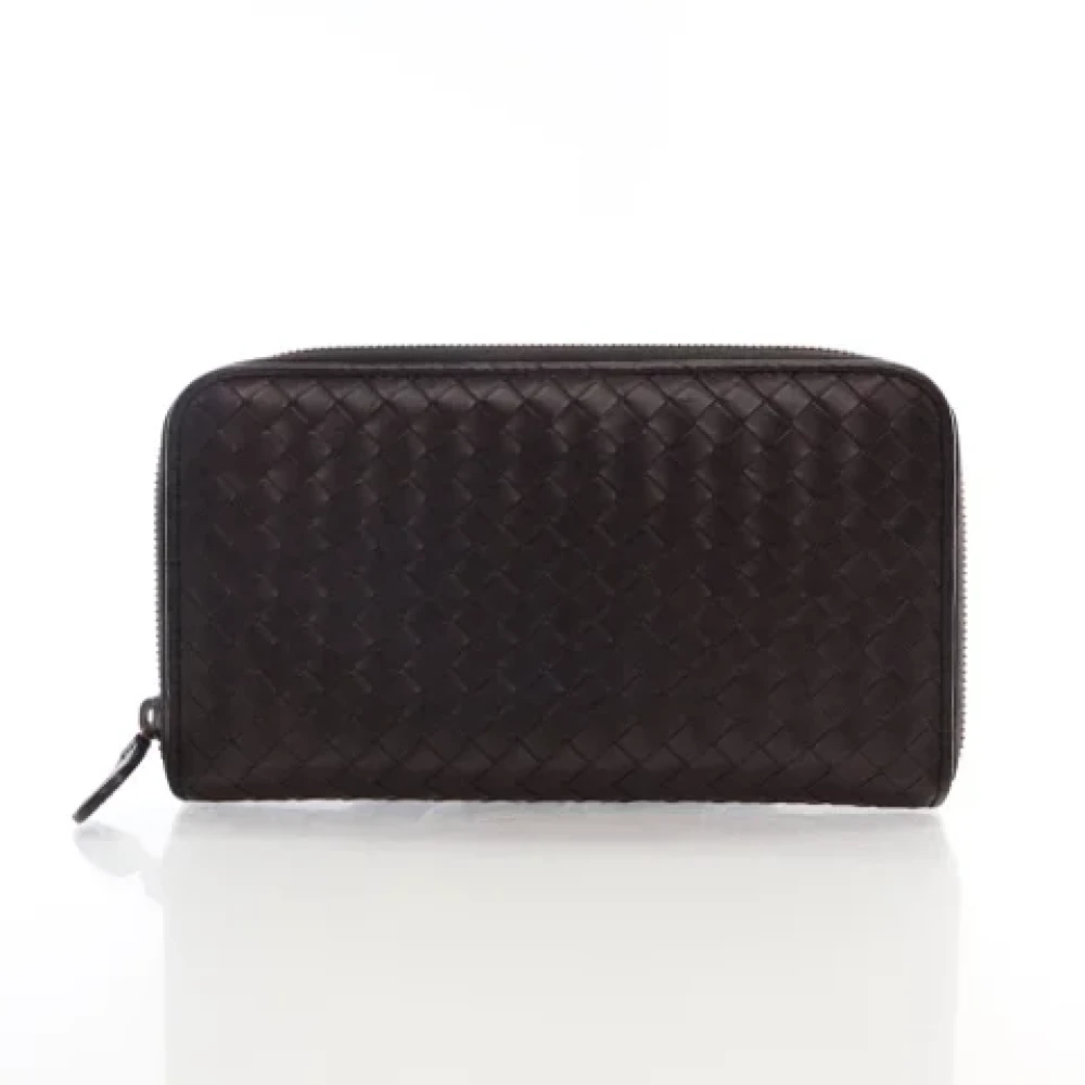 Bottega Veneta Vintage Pre-owned Leather wallets Brown Dames