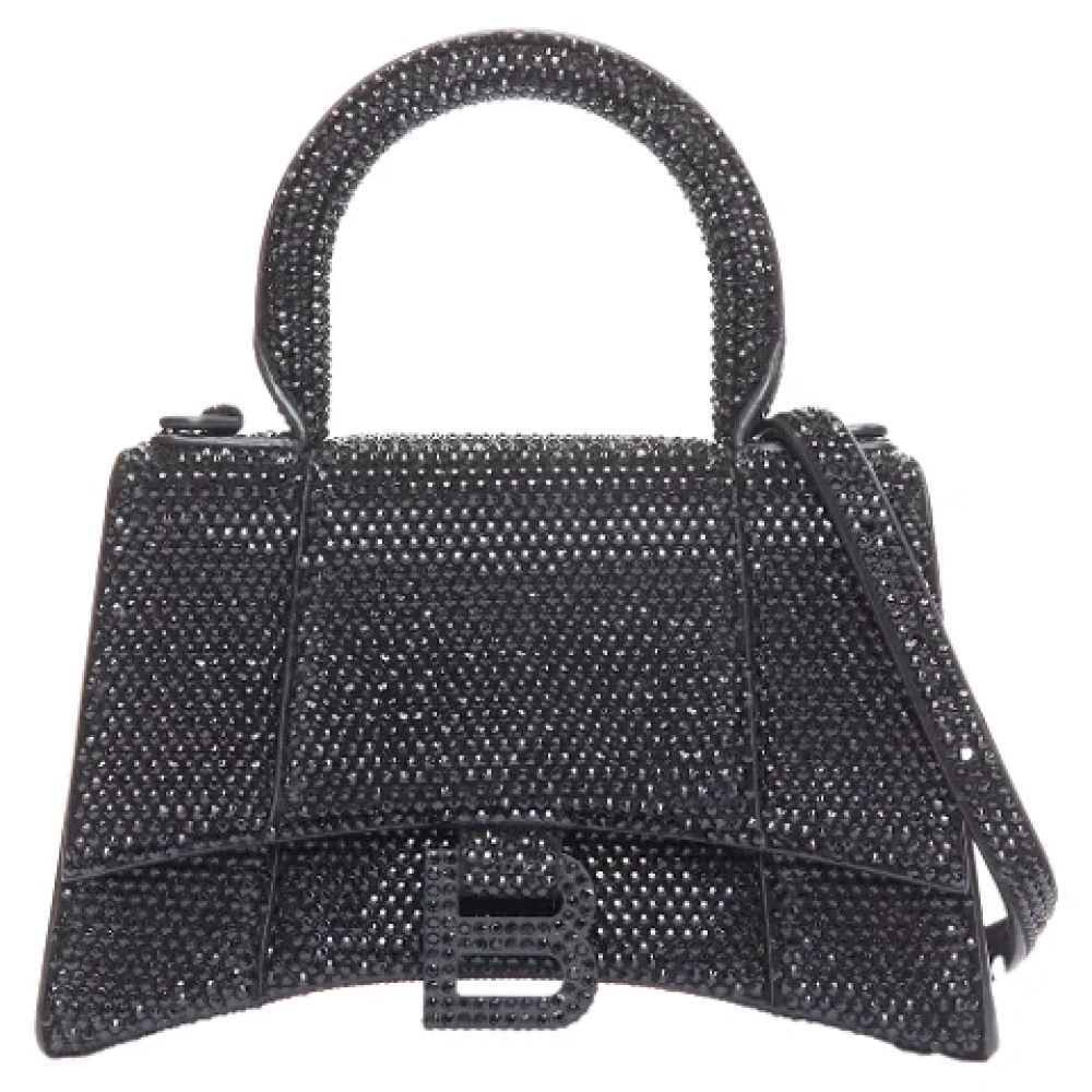 Balenciaga Vintage Pre-owned Leather crossbody-bags Black Dames