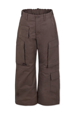 brown-cargo-trousers-with-logo-embroidery