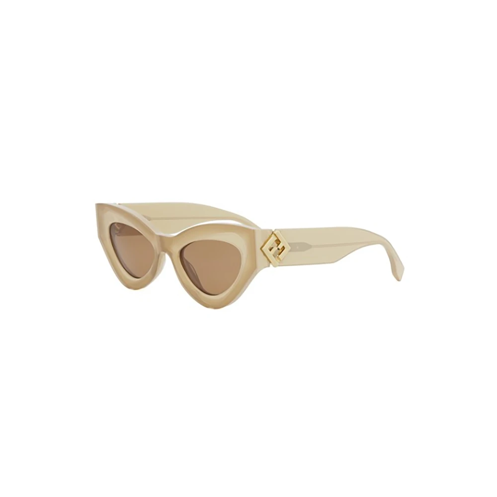 Fendi Beige Sunglasses, Female, 52 Mm, Stylish Crossbody Bag