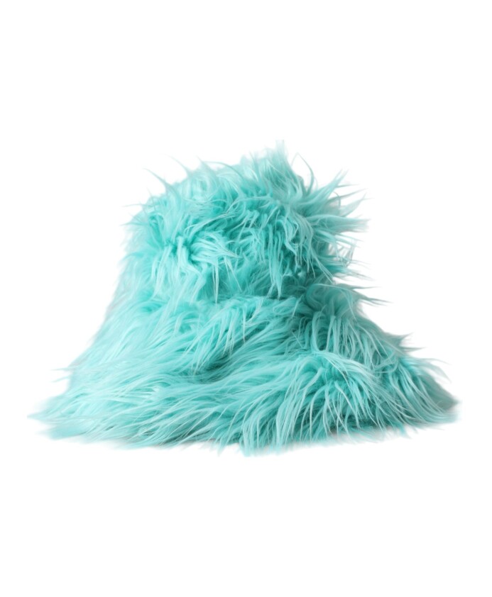 chapeau-seau-en-fourrure-vert-menthe