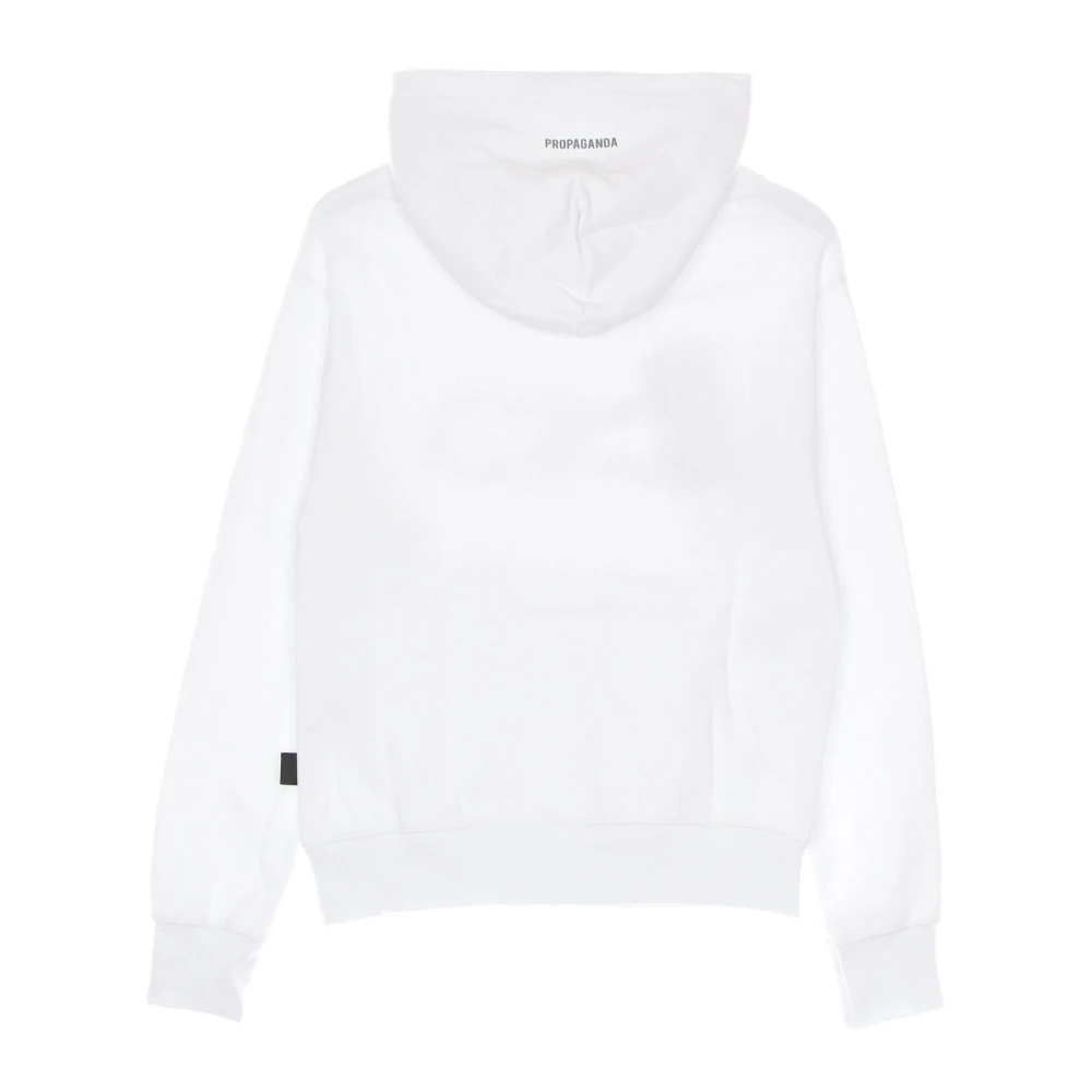Propaganda Witte Fire Logo Hoodie White Heren