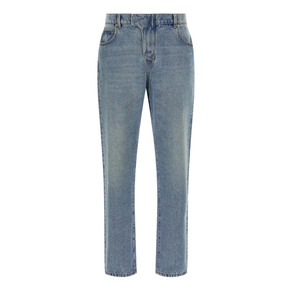 Balmain Blue Regular-Fit Denim Jeans - Male - Slim Fit Jeans - W34 - Jeans