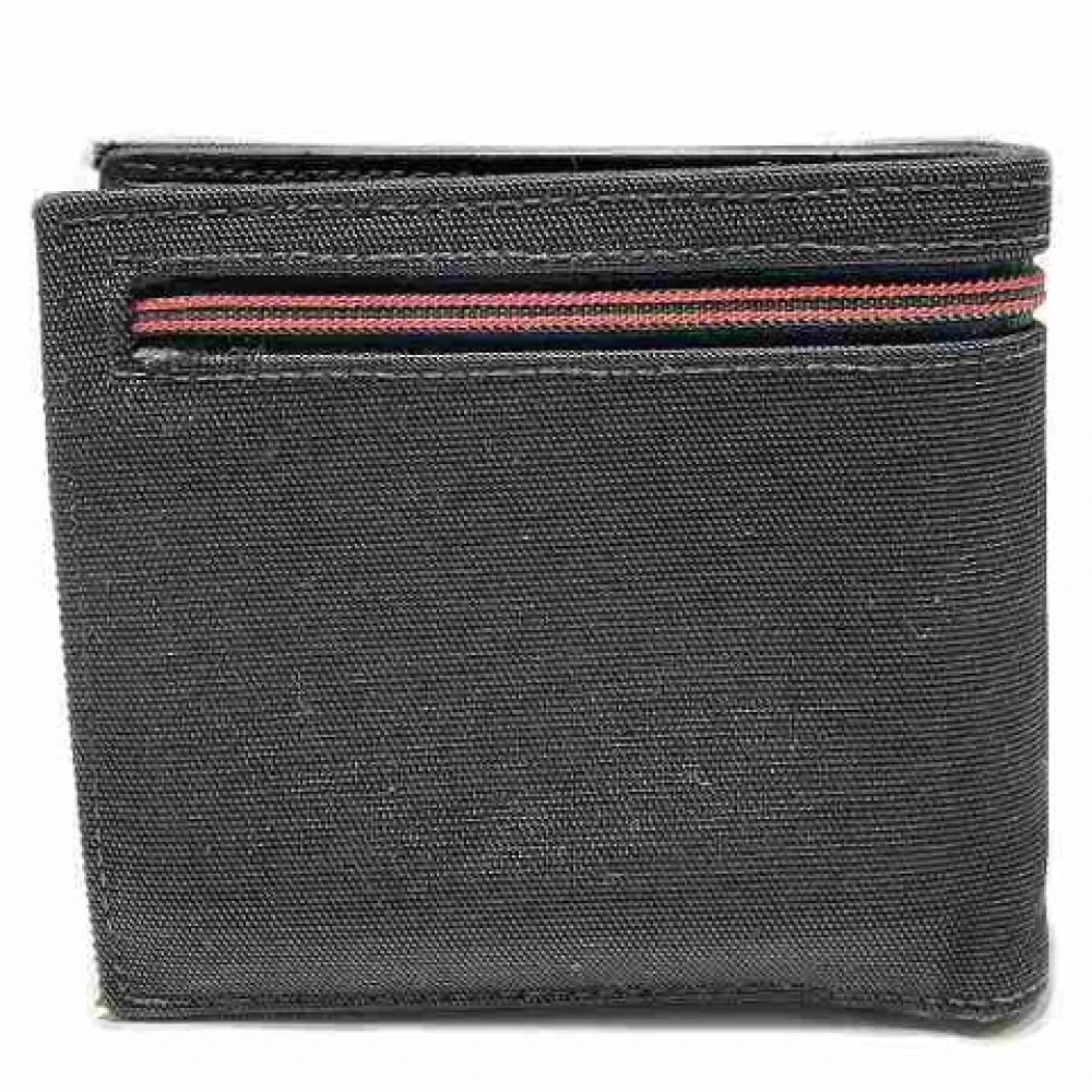 Gucci Vintage Pre-owned Canvas wallets Black Heren