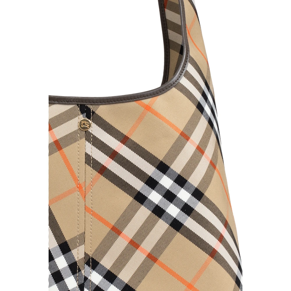 Burberry Geruite Patroon Schoudertas Multicolor Dames