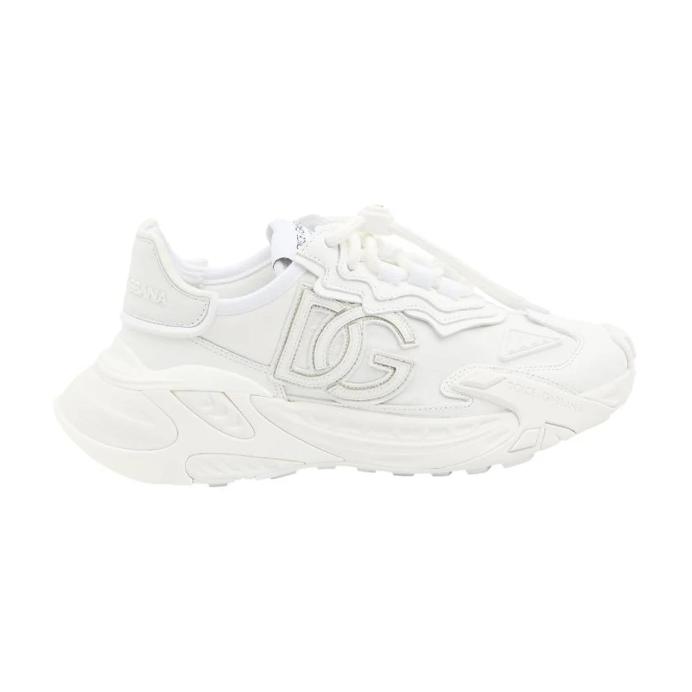 Dolce & Gabbana Damen Weiß Dg Logo Chunky Sole Sneakers